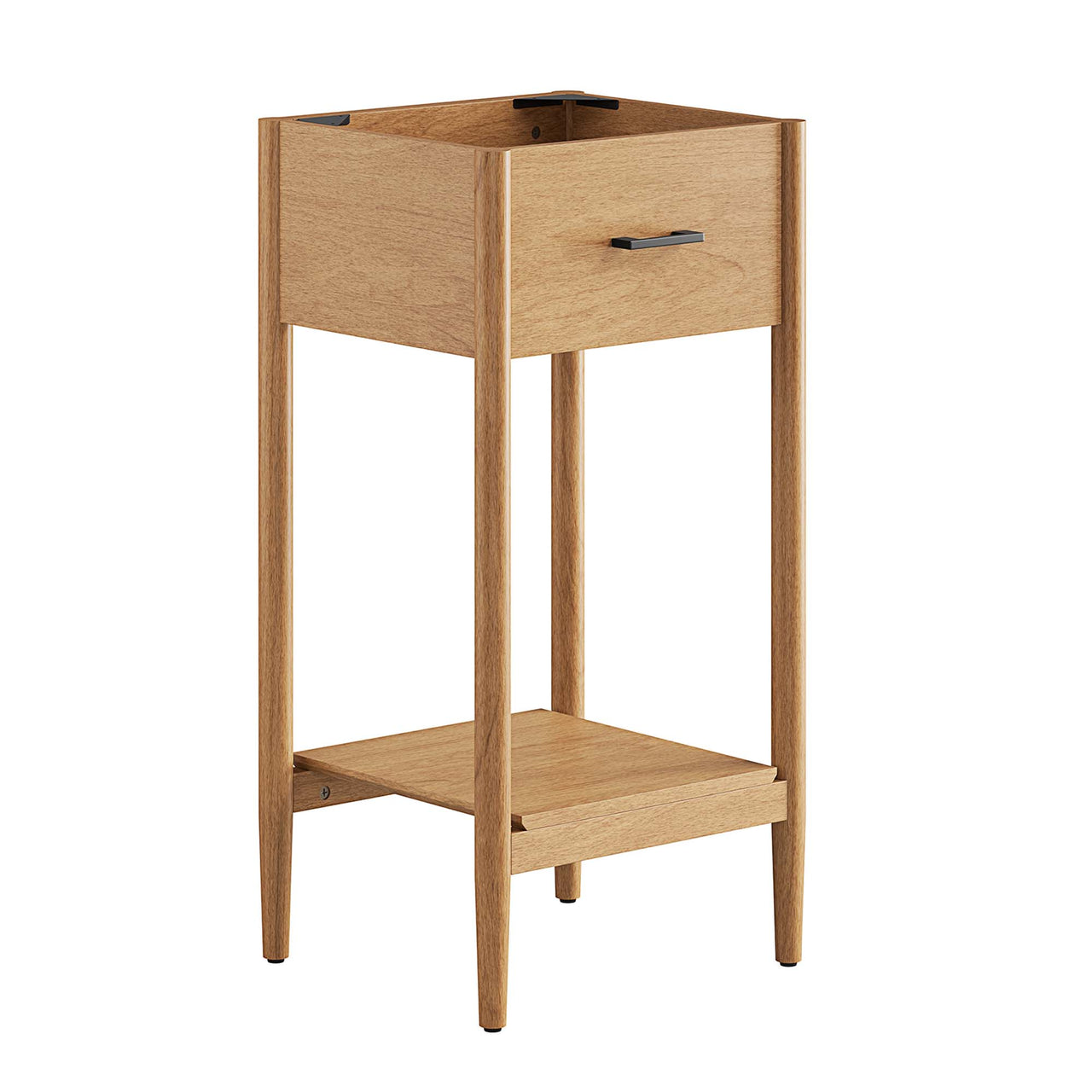 Zephyrine Vanity Base with Storage, Extra Small, Natural Wood