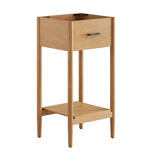 Zephyrine Vanity Base with Storage, Extra Small, Natural Wood