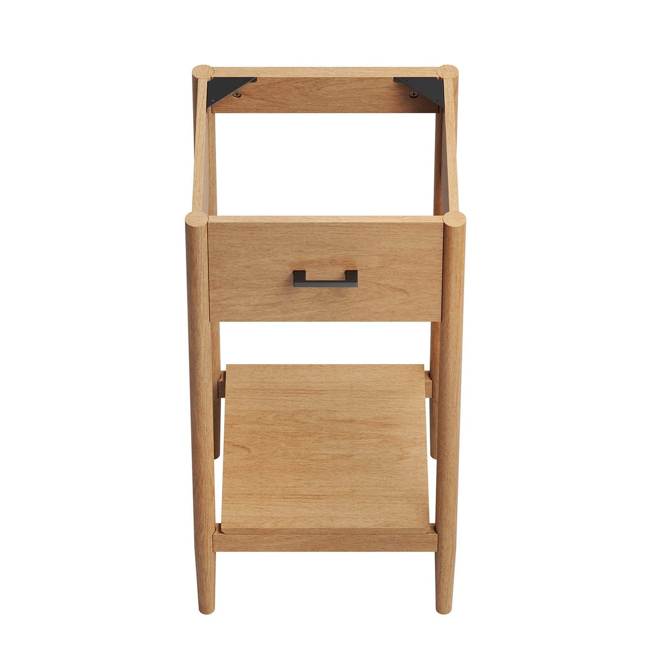 Zephyrine Vanity Base with Storage, Extra Small, Natural Wood