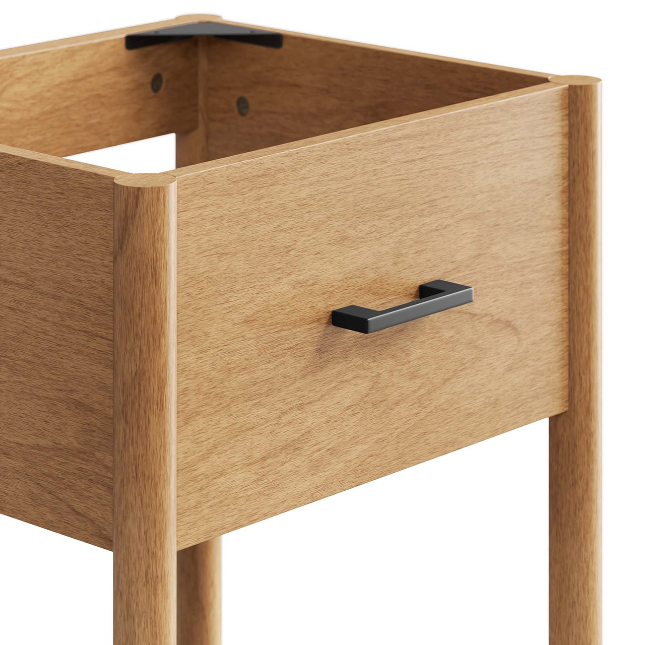 Zephyrine Vanity Base with Storage, Extra Small, Natural Wood