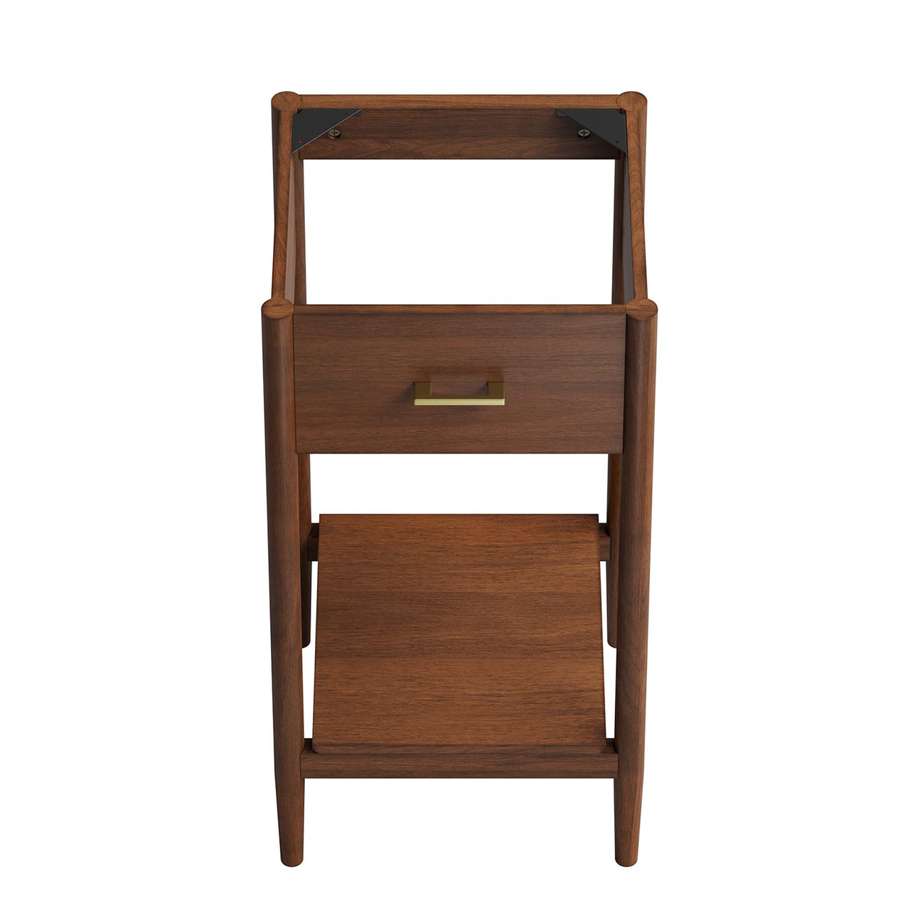 Zephyrine Vanity Base with Storage, Extra Small, Walnut