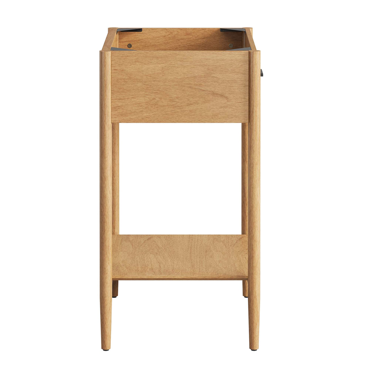 Zephyrine Vanity Base with Storage, Small, Natural Wood