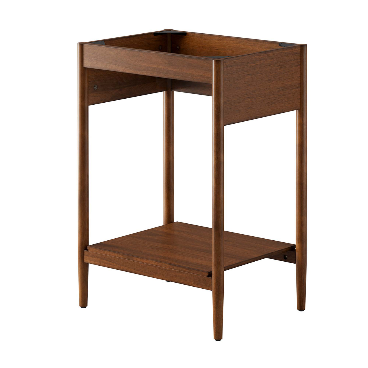 Zephyrine Vanity Base with Storage, Small, Walnut