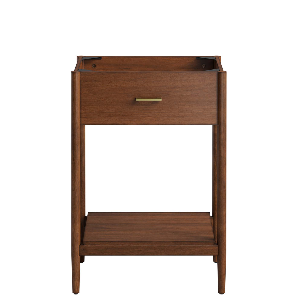 Zephyrine Vanity Base with Storage, Small, Walnut