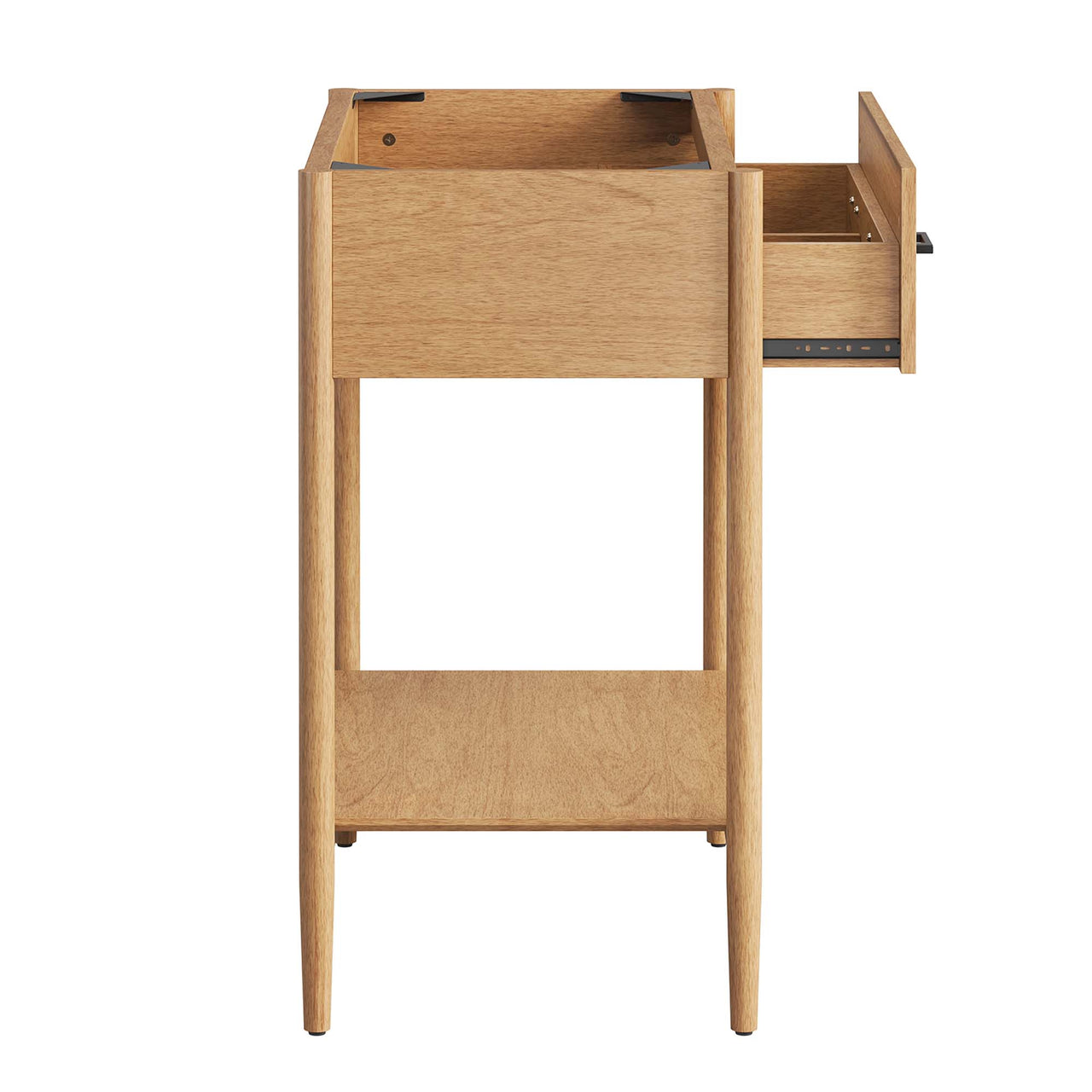 Zephyrine Vanity Base with Storage, Medium, Natural Wood