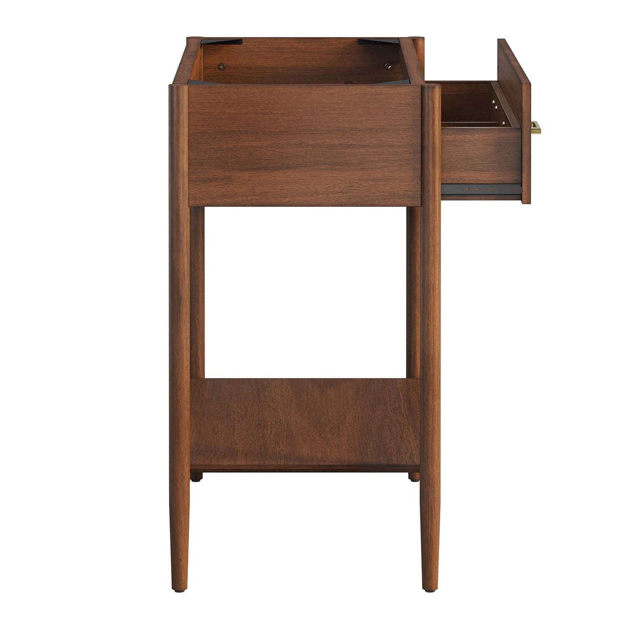 Zephyrine Vanity Base with Storage, Medium, Walnut