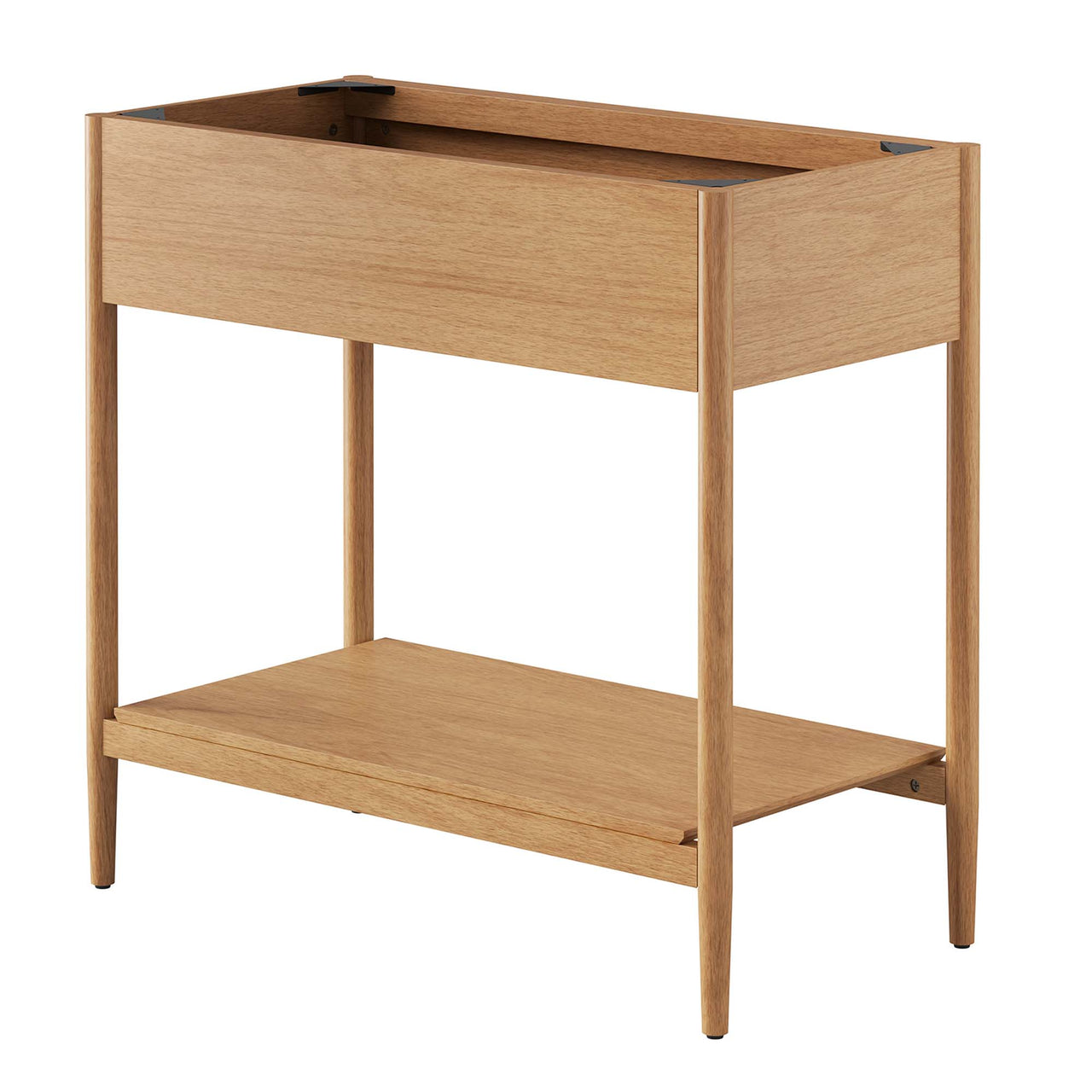 Zephyrine Vanity Base with Storage, Large, Natural Wood