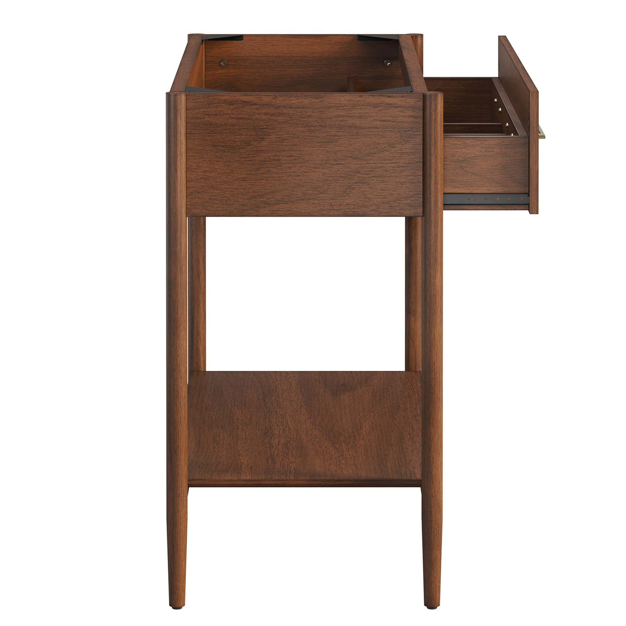 Zephyrine Vanity Base with Storage, Large, Walnut
