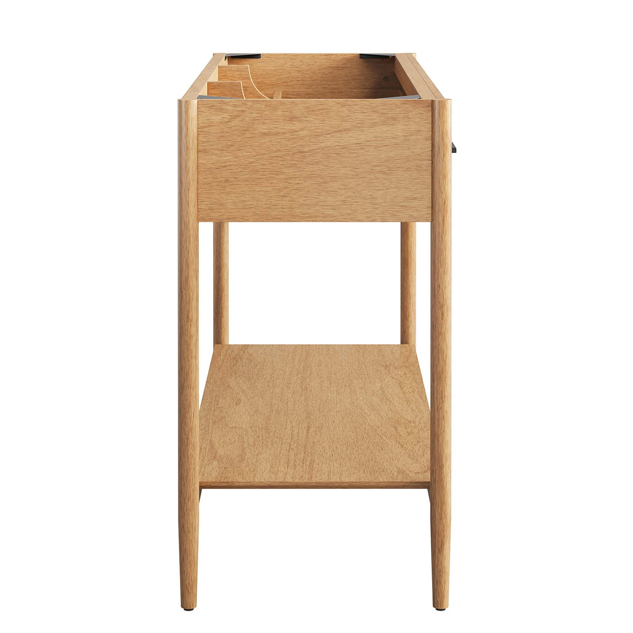 Zephyrine Vanity Base with Storage (Single Sink Compatible), Extra Large, Natural Wood