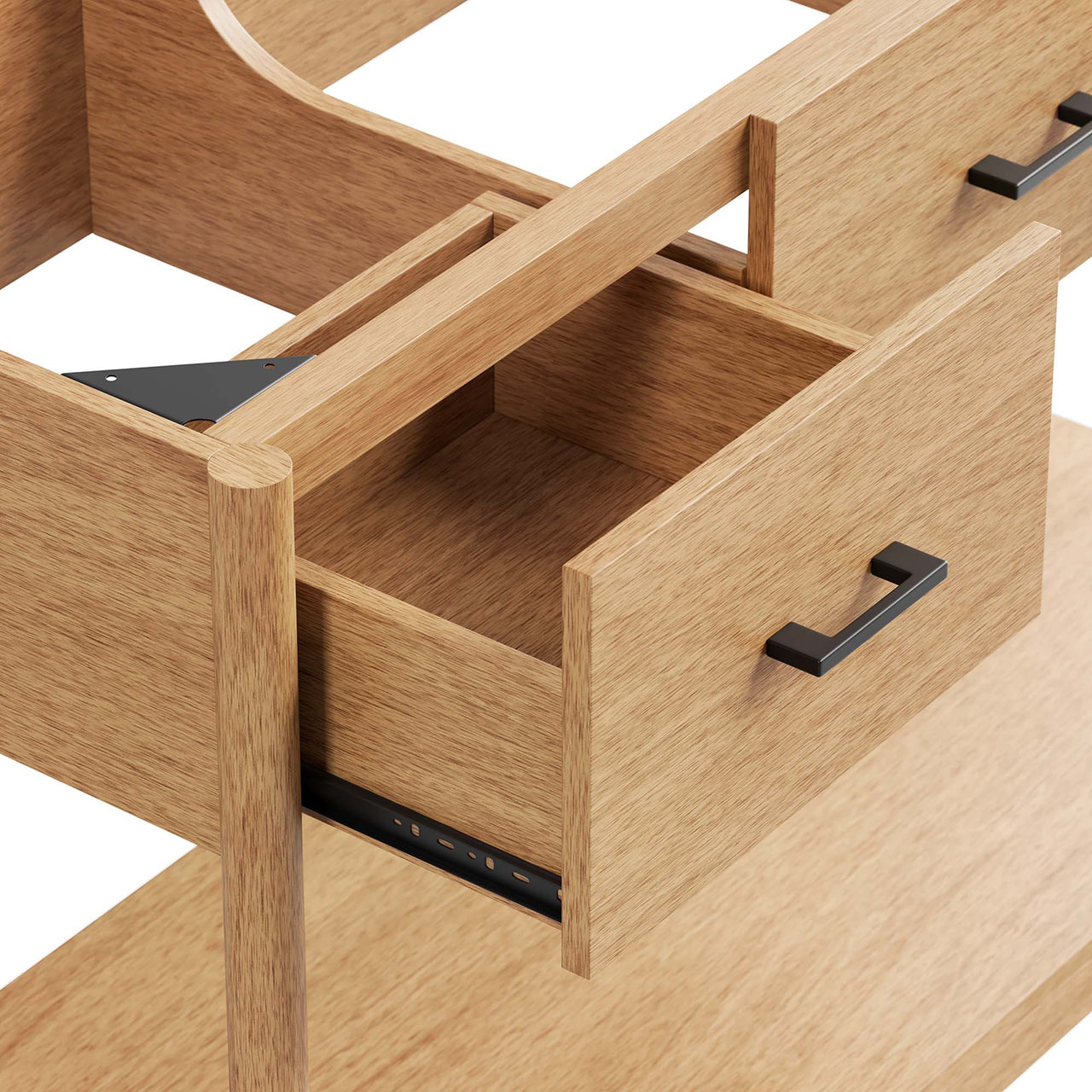 Zephyrine Vanity Base with Storage (Single Sink Compatible), Extra Large, Natural Wood