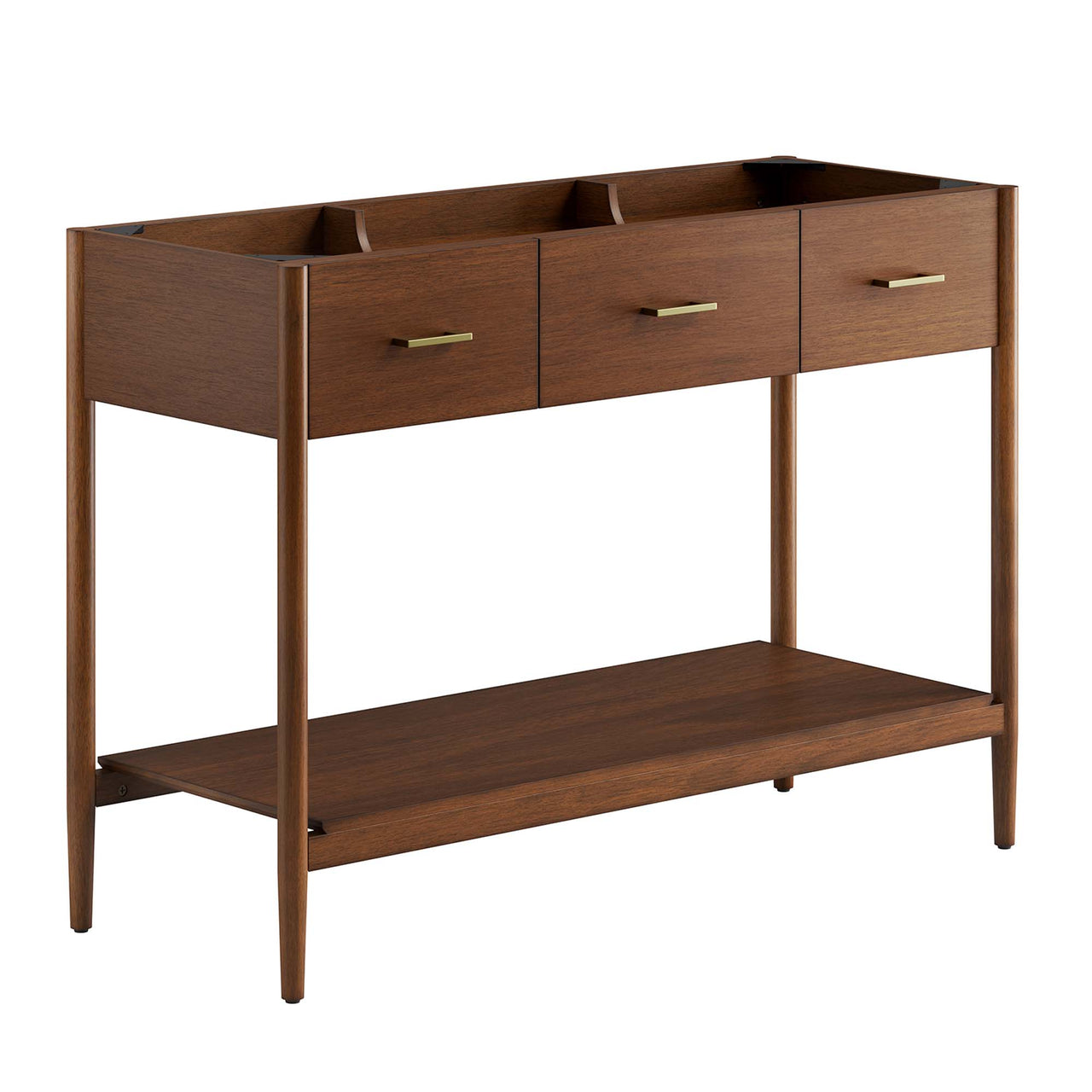 Zephyrine Vanity Base with Storage (Single Sink Compatible), Extra Large, Walnut