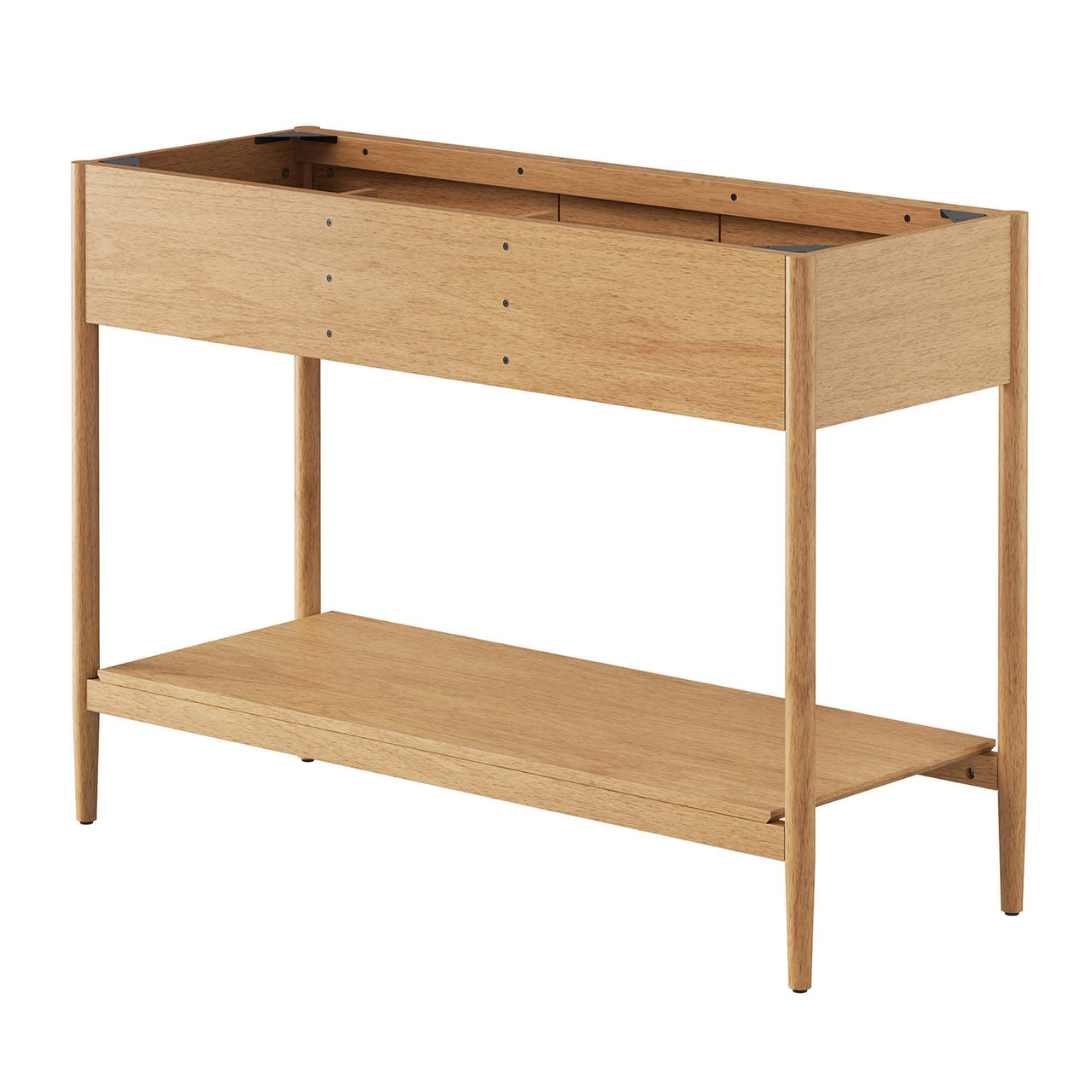 Zephyrine Vanity Base with Storage (Double Sink Compatible), Extra Large, Natural Wood