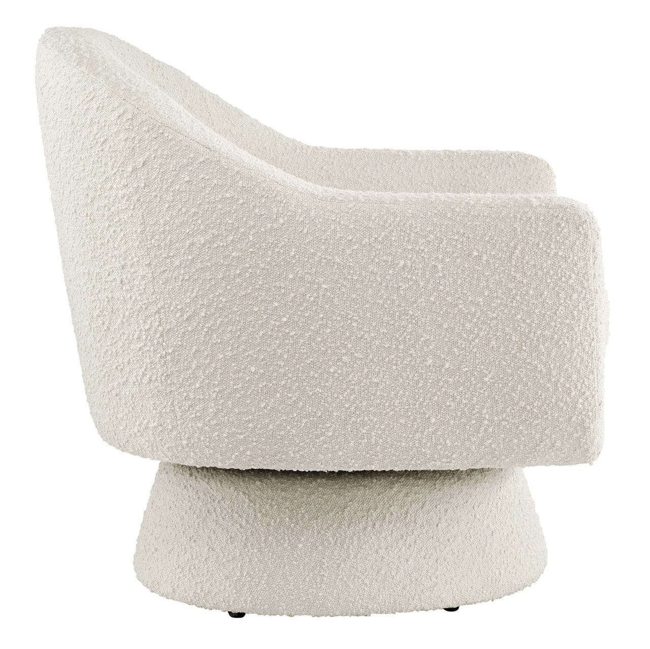 Caelia Swivel Chair, Ivory