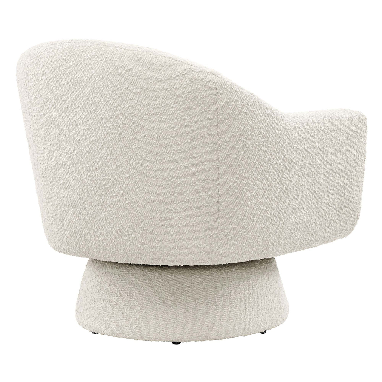 Caelia Swivel Chair, Ivory