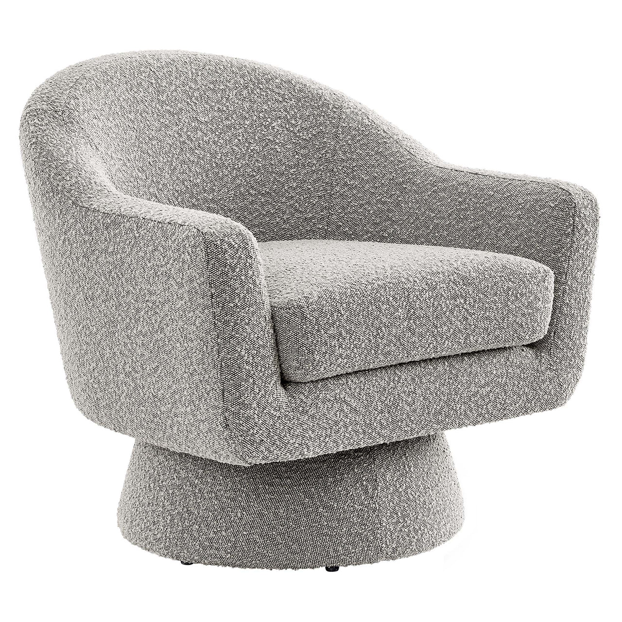 Caelia Swivel Chair, Taupe