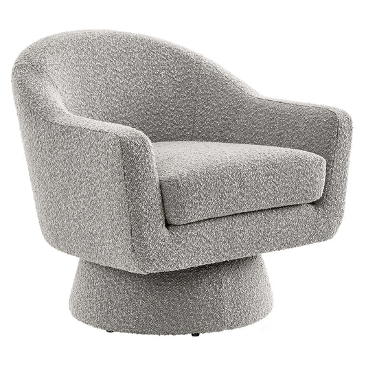 Caelia Swivel Chair, Taupe