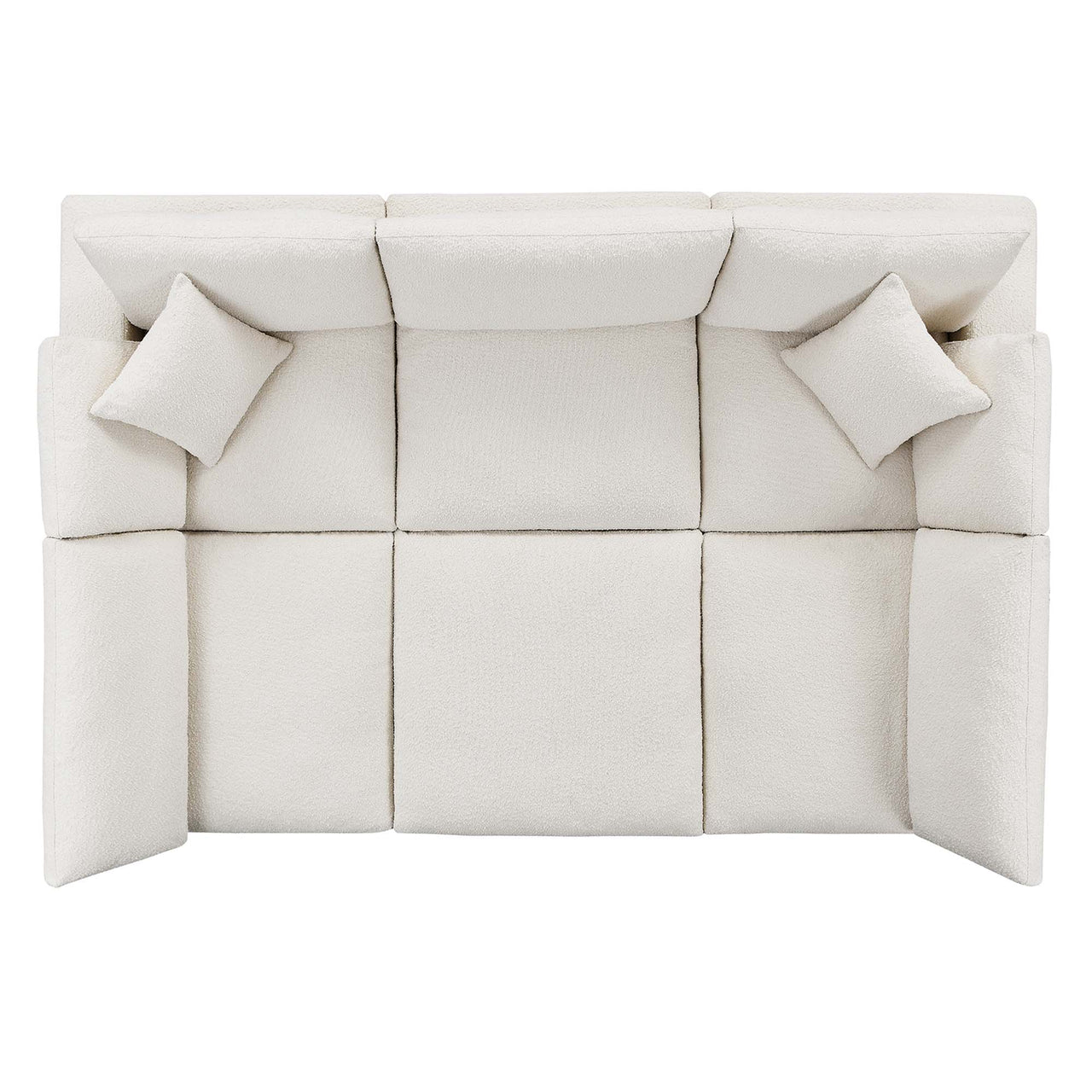 Angelic 6-Piece Cloudblend Boucle Sectional, Ivory