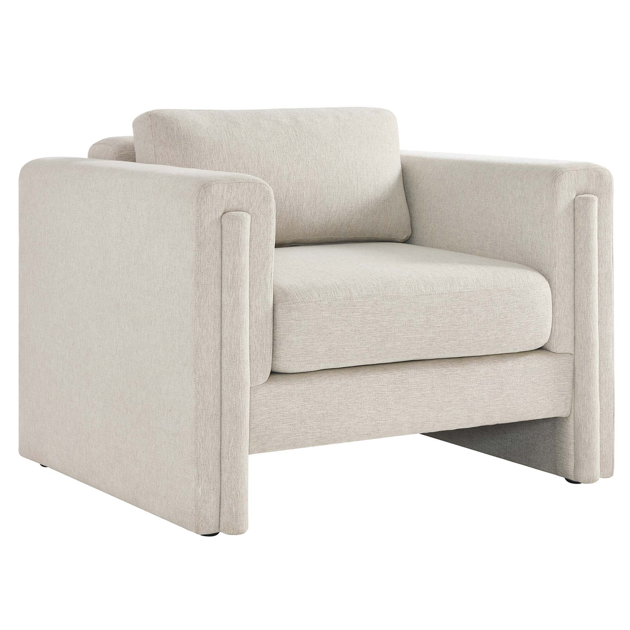 Tessaro Fabric Armchair, Ivory