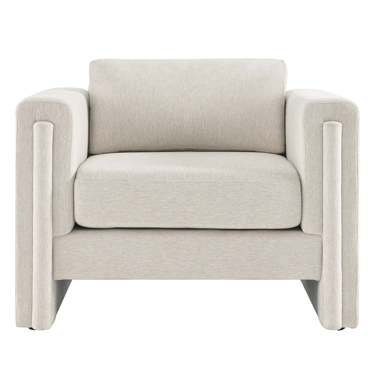 Tessaro Fabric Armchair, Ivory