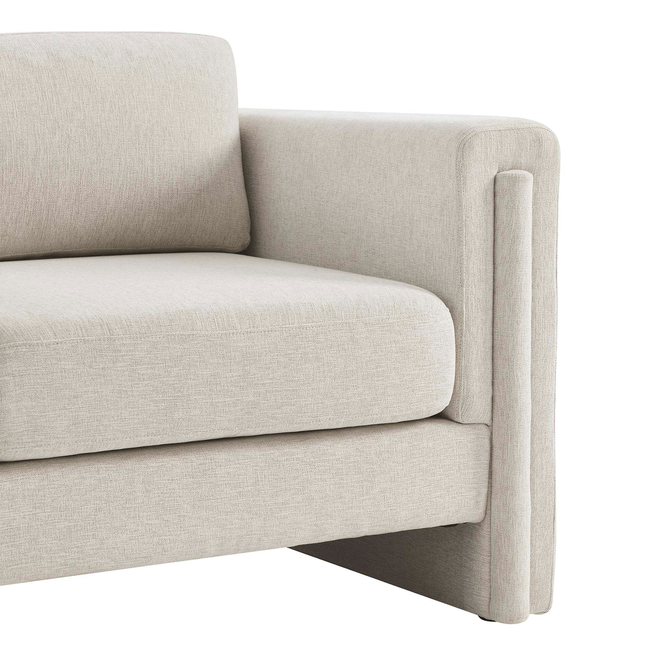Tessaro Fabric Armchair, Ivory