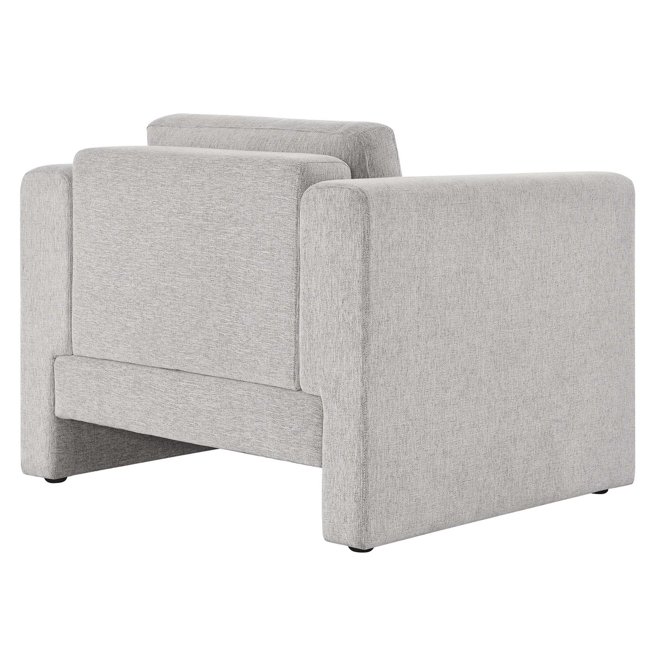 Tessaro Fabric Armchair, Light Gray