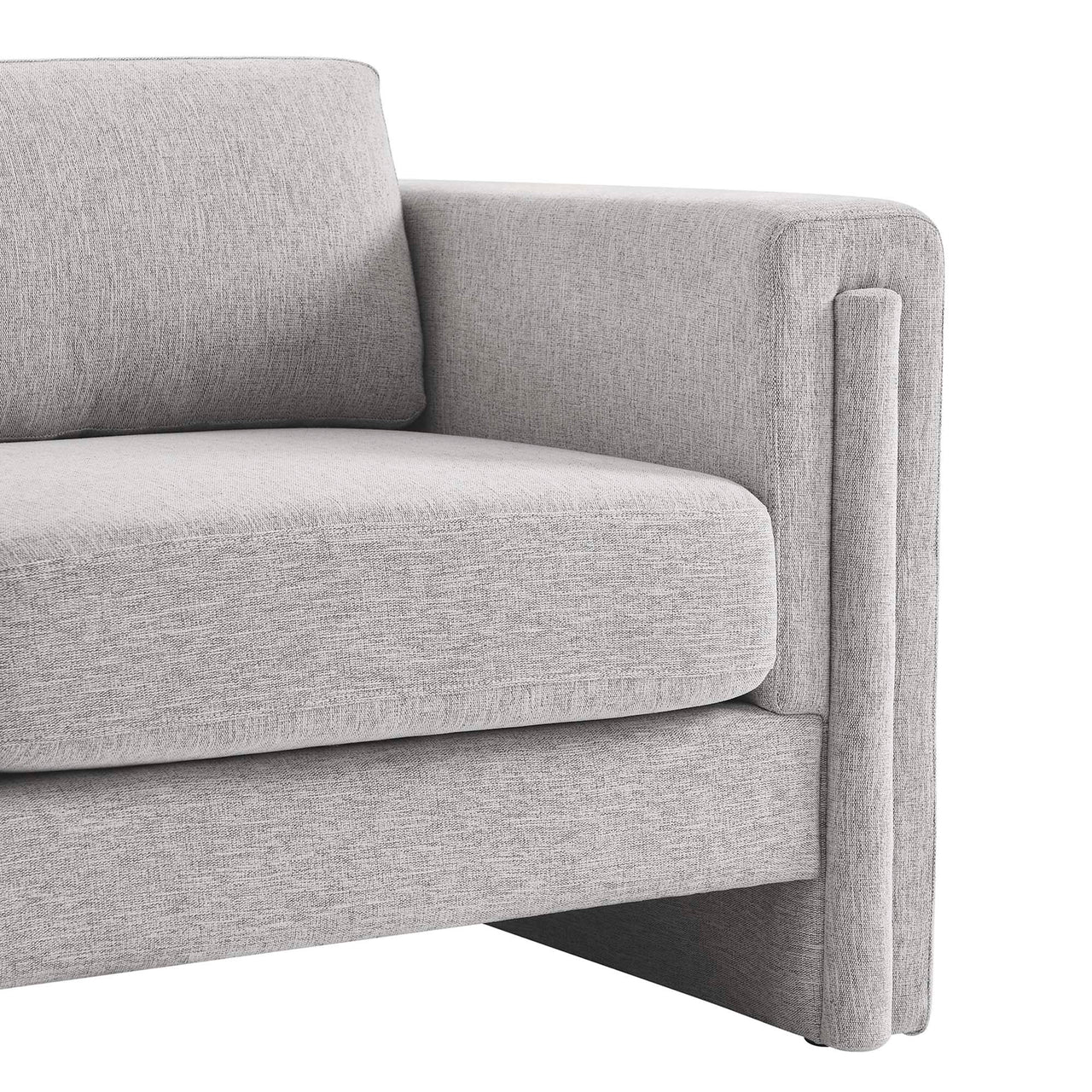 Tessaro Fabric Armchair, Light Gray
