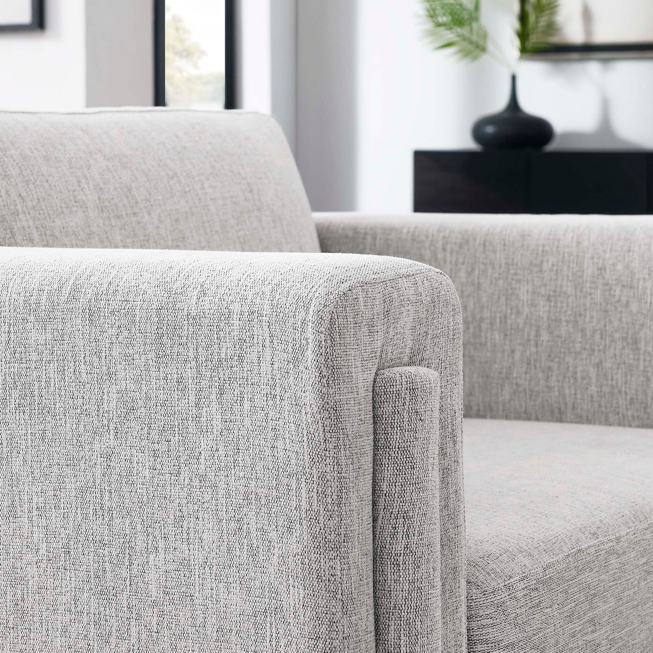 Tessaro Fabric Armchair, Light Gray
