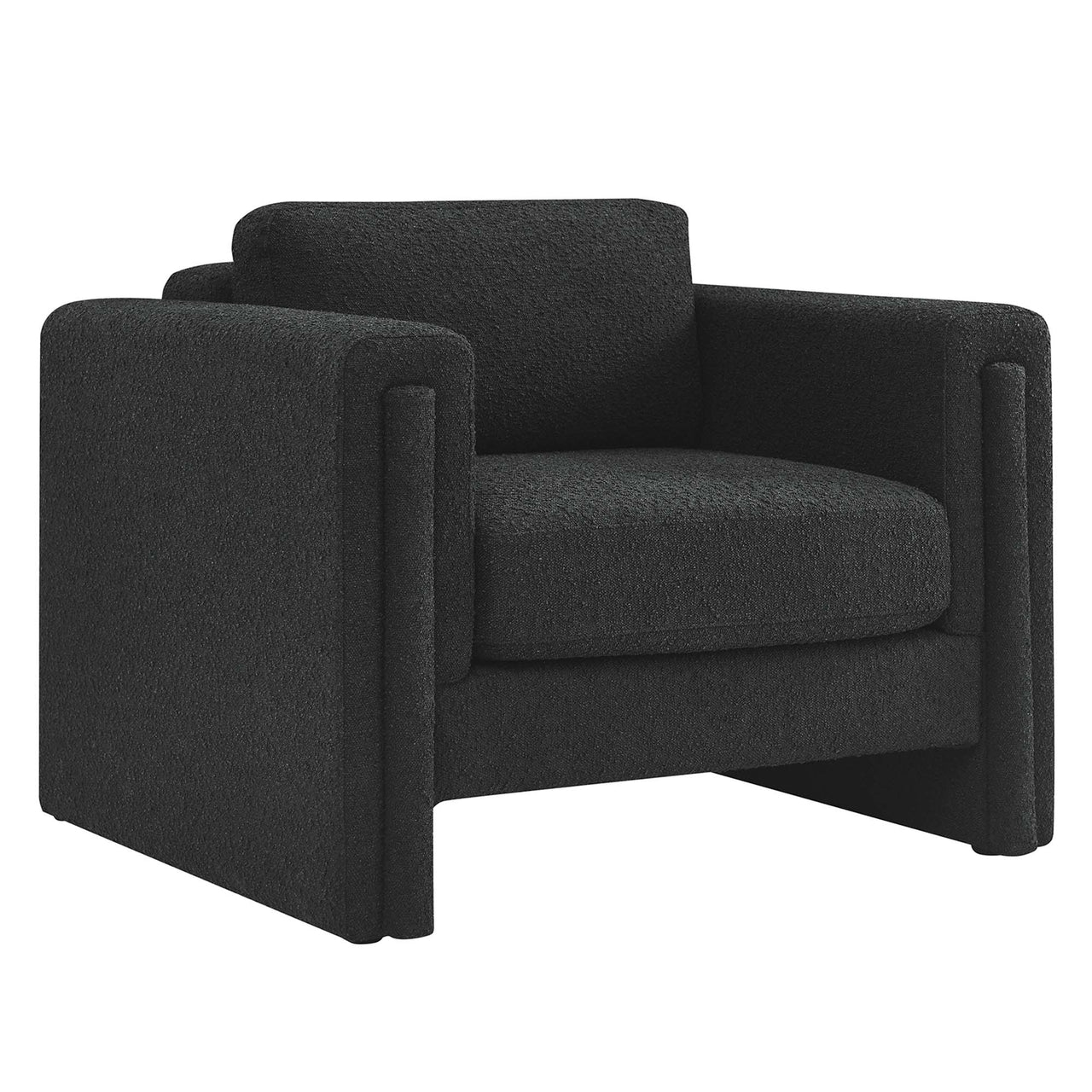 Tessaro Boucle Armchair, Black