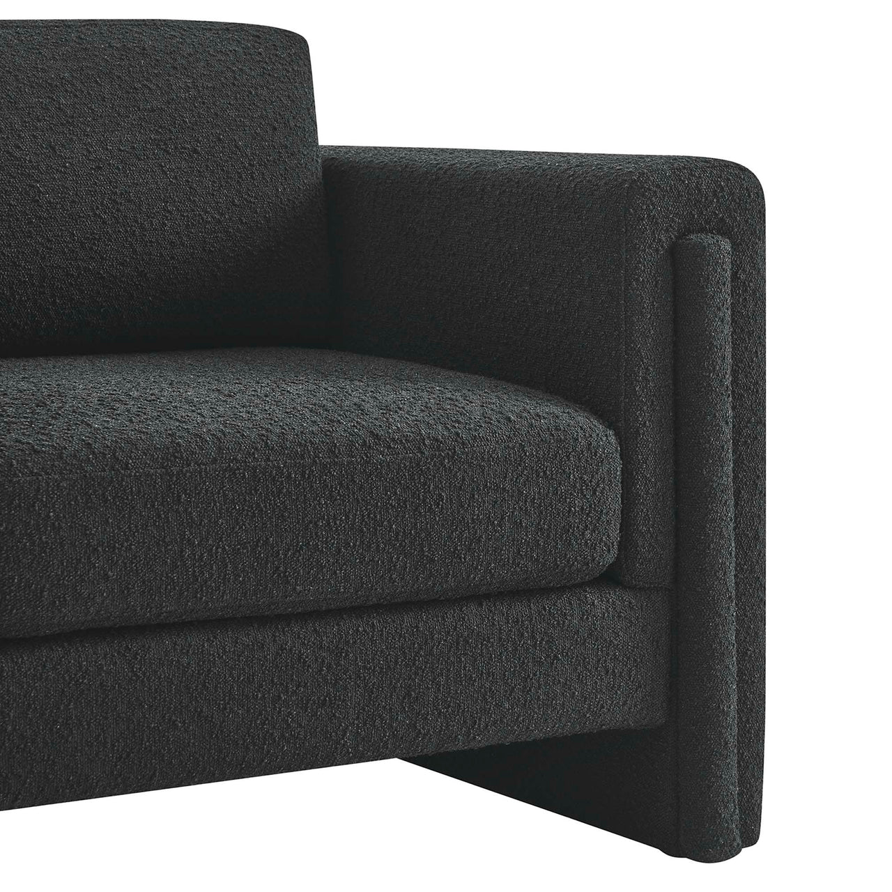 Tessaro Boucle Armchair, Black