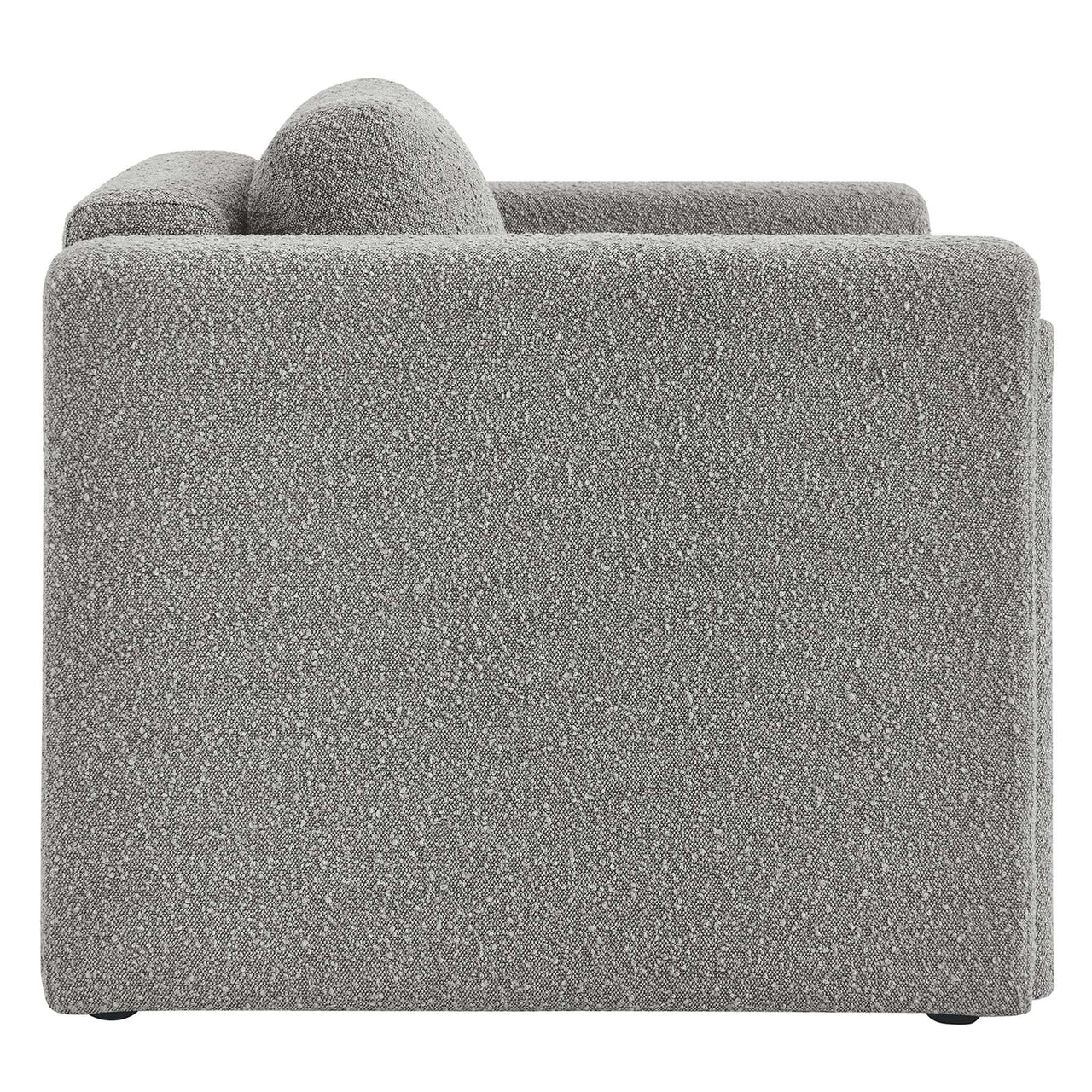 Tessaro Boucle Armchair, Light Gray