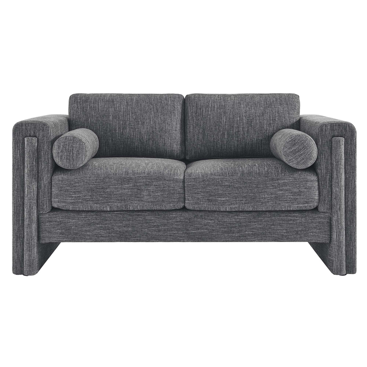 Tessaro Fabric Loveseat, Gray
