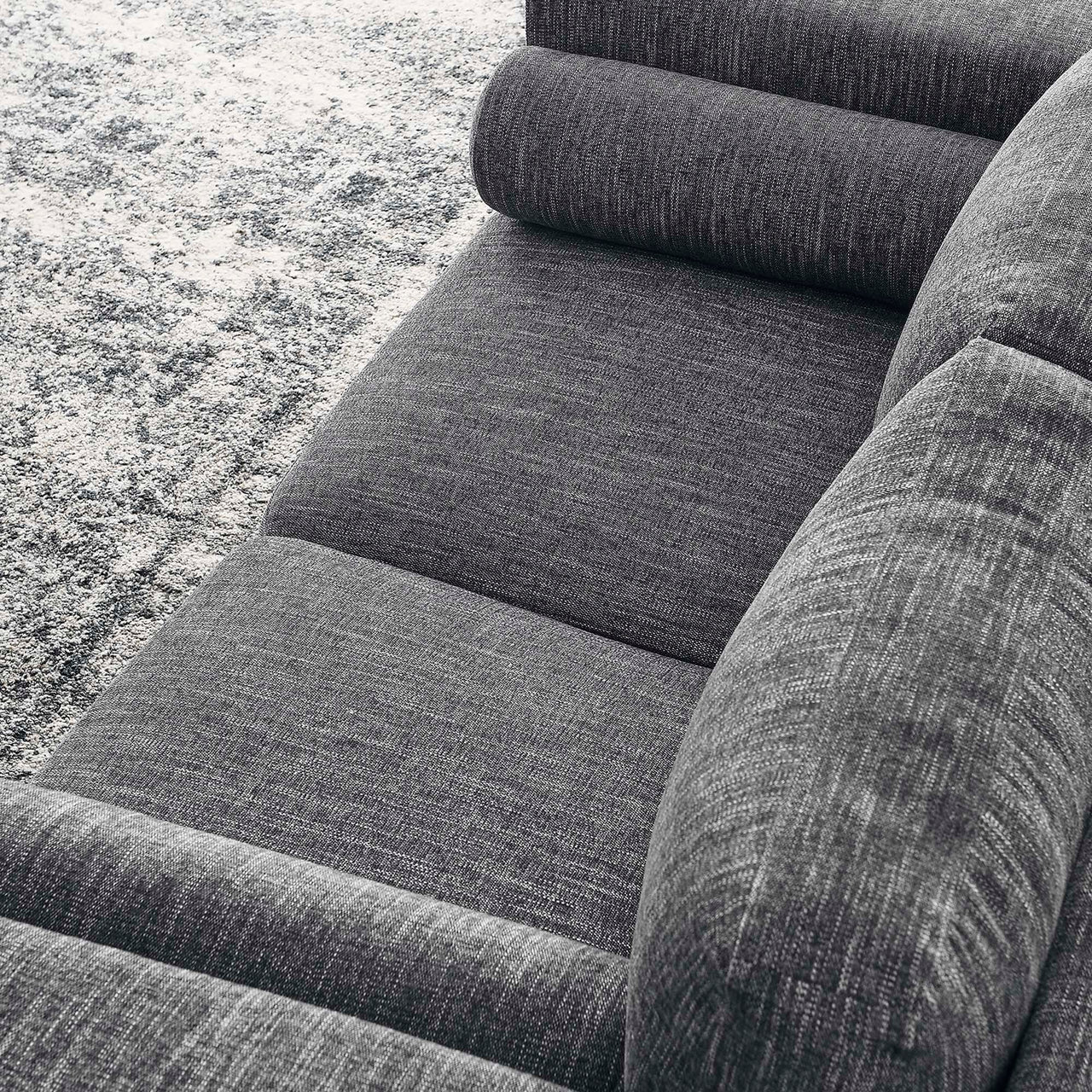 Tessaro Fabric Loveseat, Gray