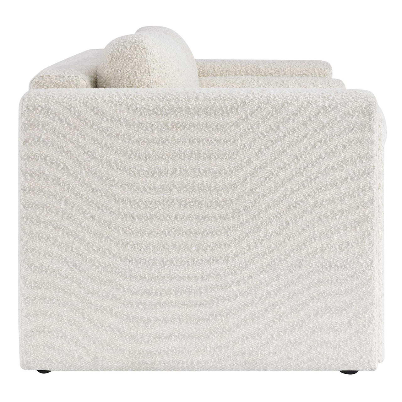 Tessaro Boucle Loveseat, Ivory