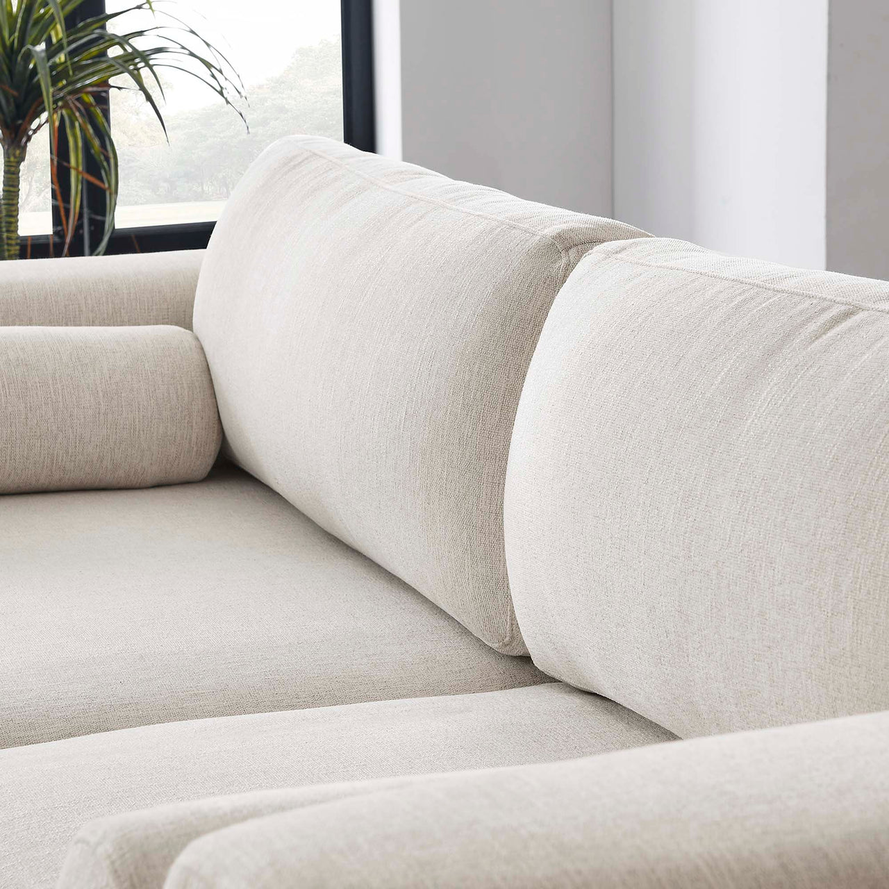 Tessaro Fabric Sofa, Ivory
