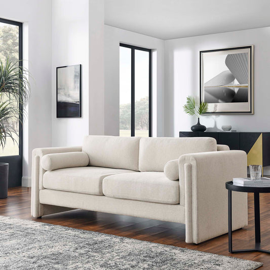 Tessaro Fabric Sofa, Ivory