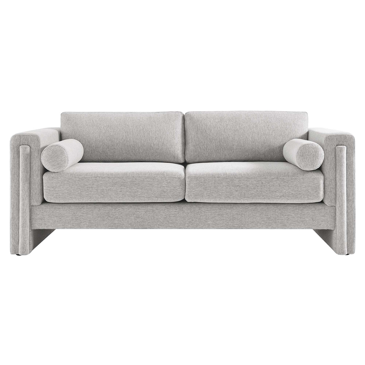 Tessaro Fabric Sofa, Light Gray
