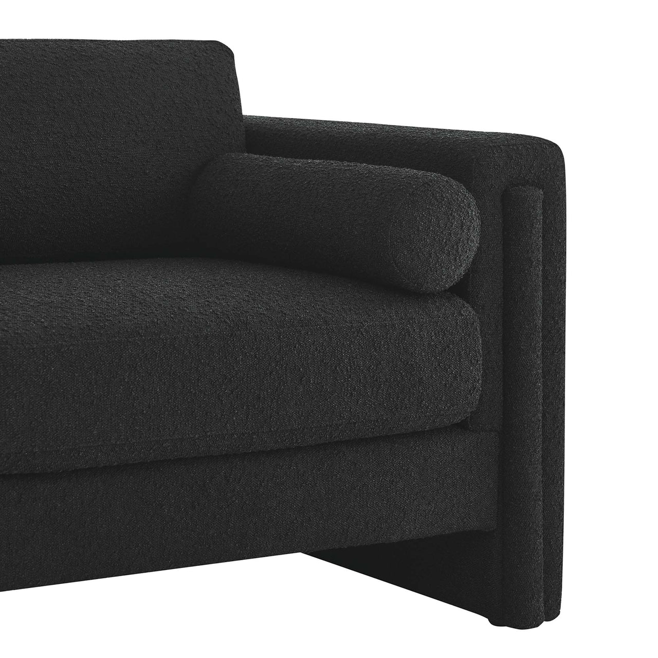 Tessaro Boucle Sofa, Black