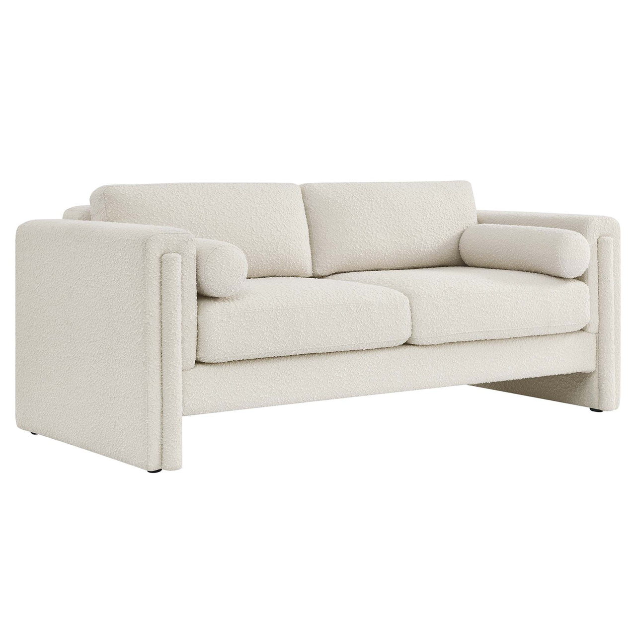 Tessaro Boucle Sofa, Ivory