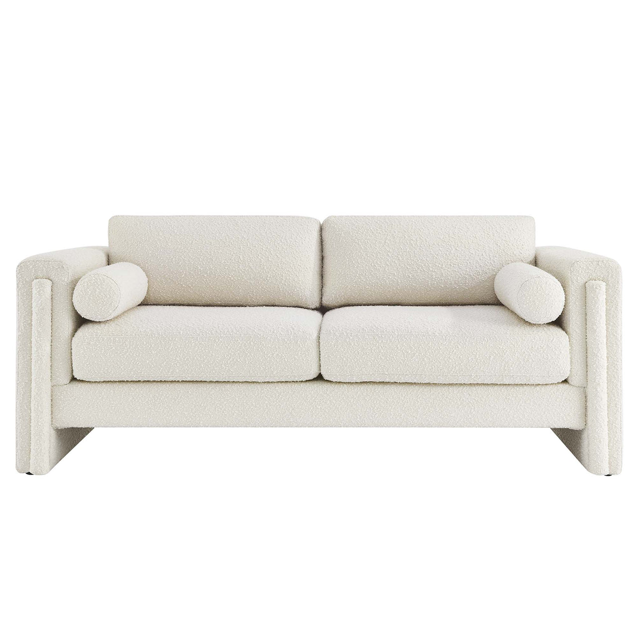 Tessaro Boucle Sofa, Ivory