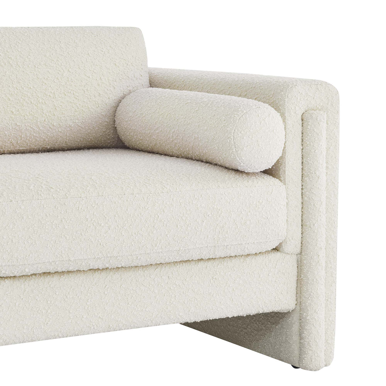 Tessaro Boucle Sofa, Ivory
