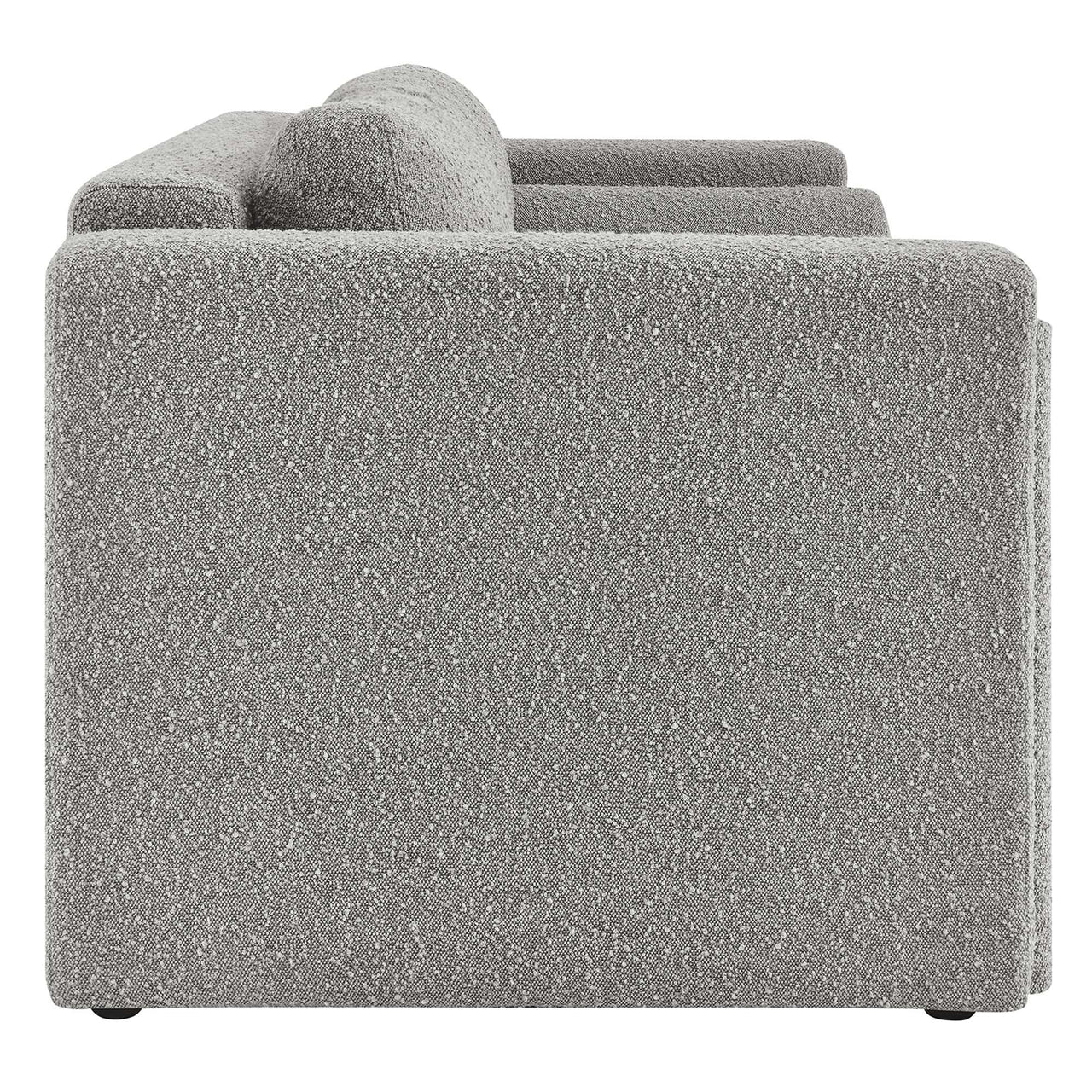 Tessaro Boucle Sofa, Light Gray