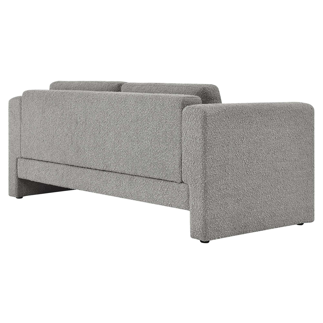 Tessaro Boucle Sofa, Light Gray