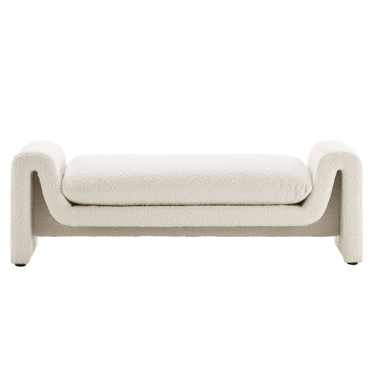 Jorwyn Boucle Bench, Ivory