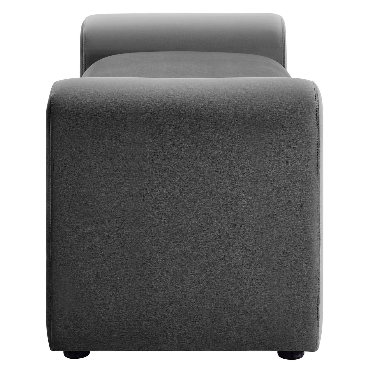 Jorwyn Velvet Bench, Gray