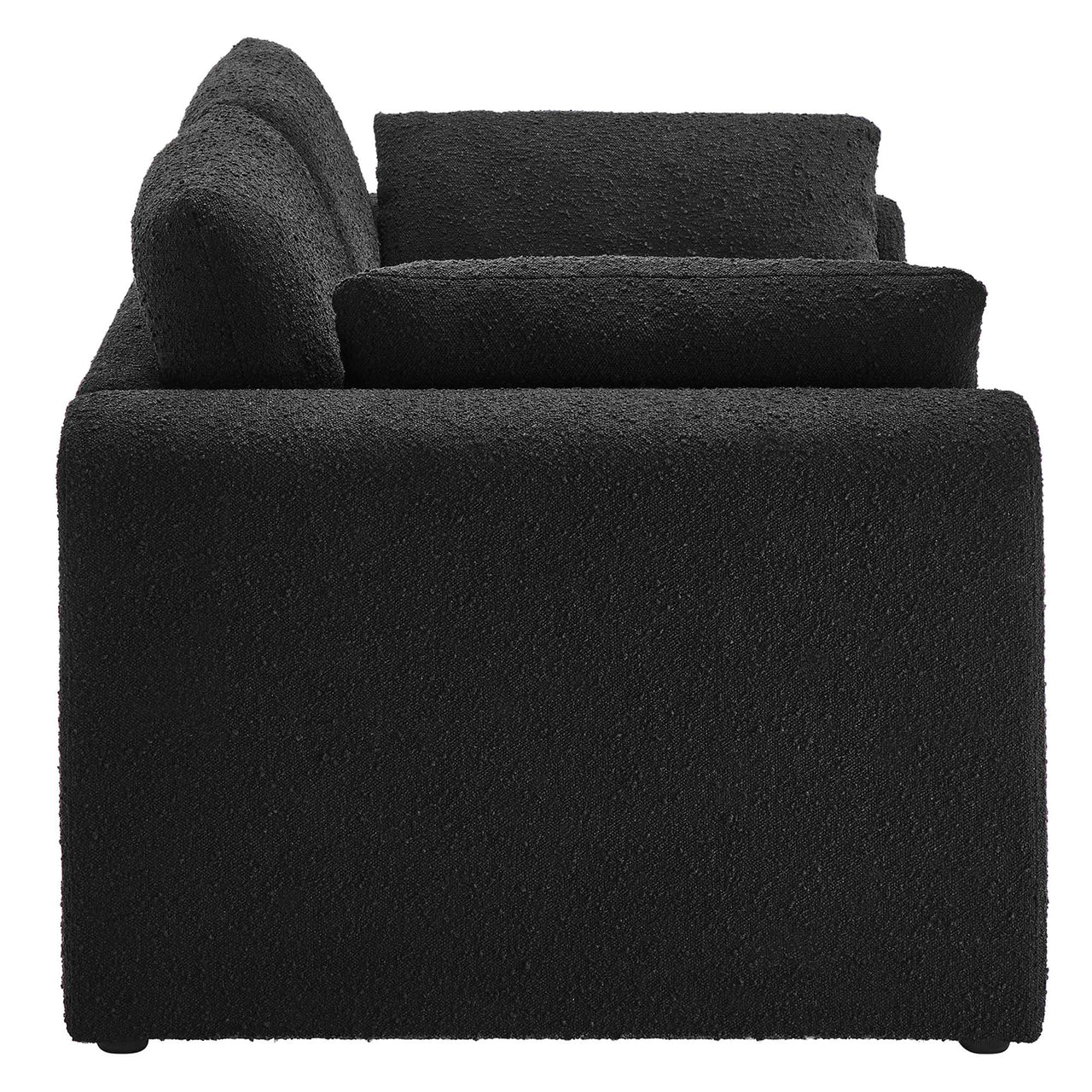 Jorwyn Boucle Sofa, Black