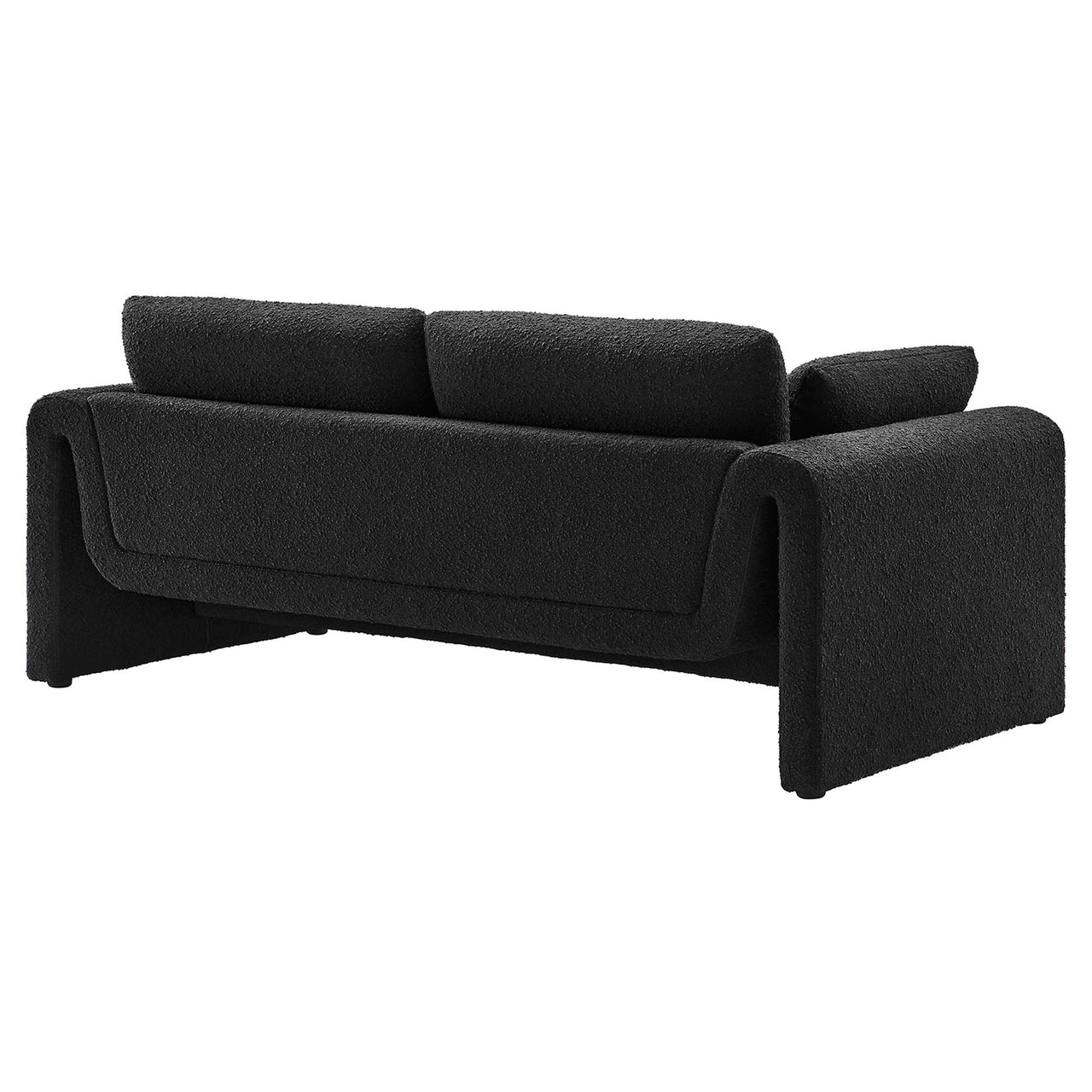 Jorwyn Boucle Sofa, Black