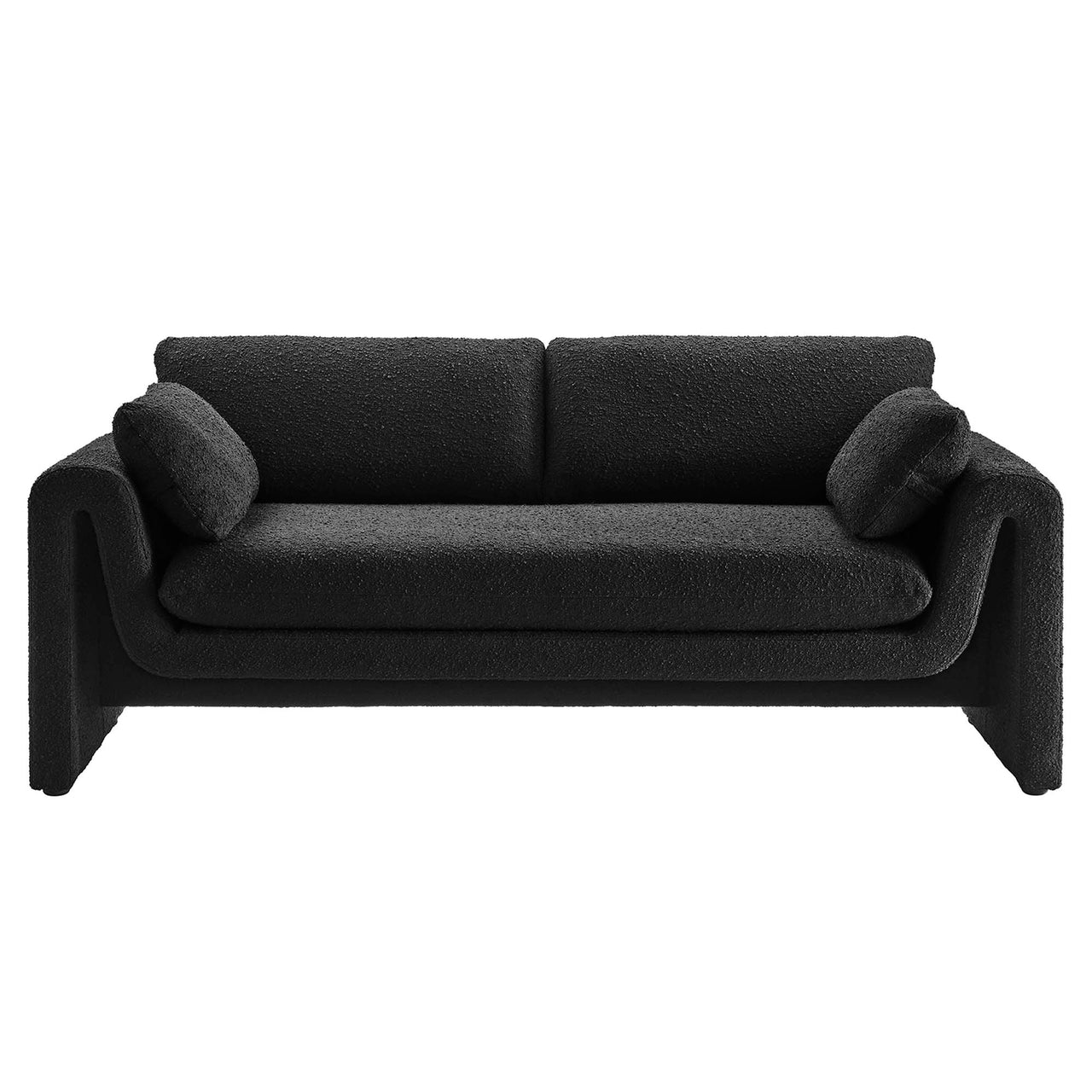 Jorwyn Boucle Sofa, Black