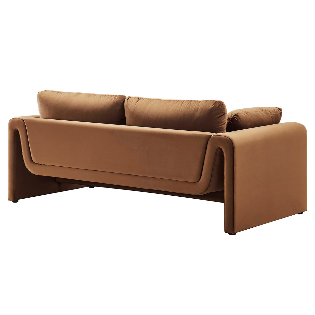 Jorwyn Velvet Sofa, Brown
