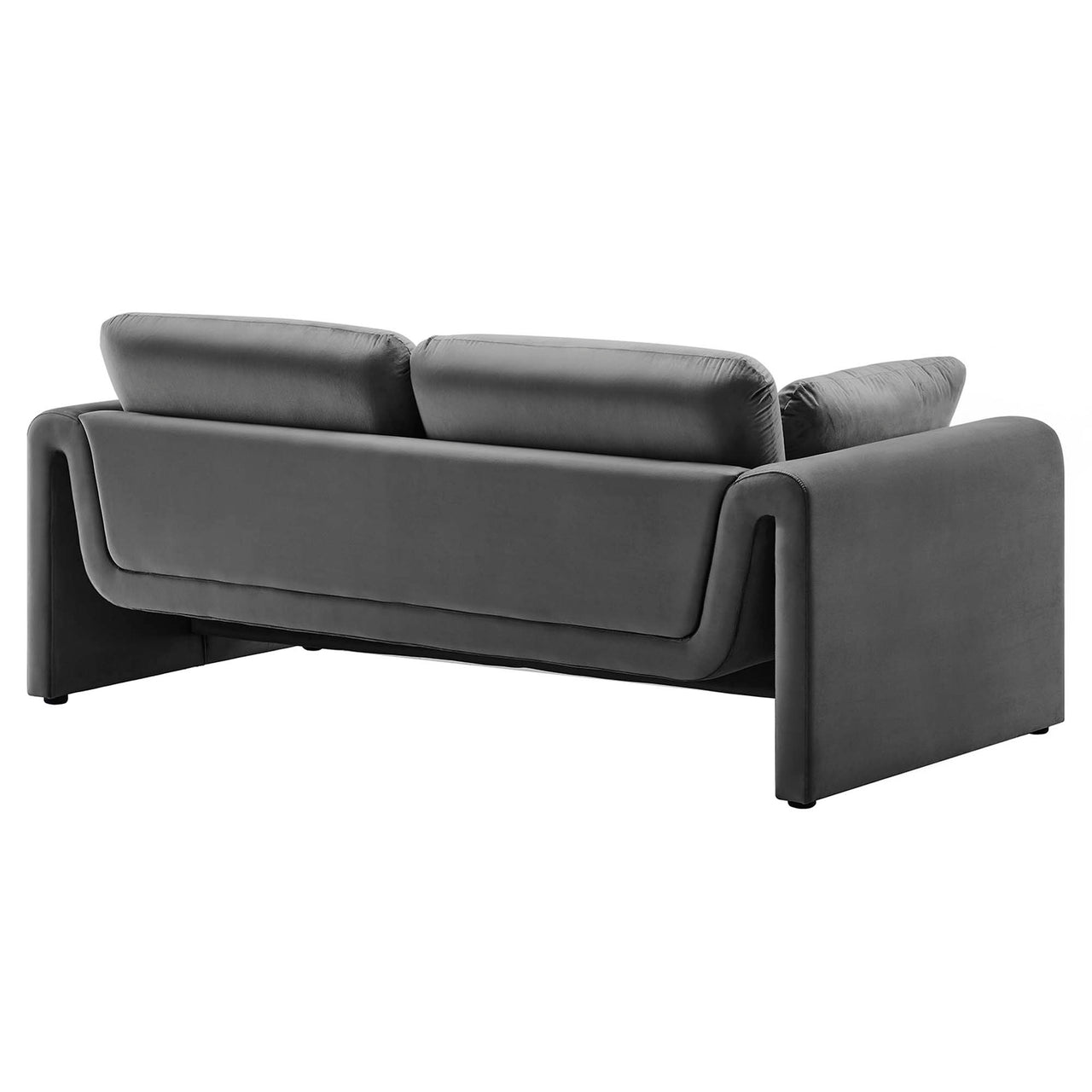 Jorwyn Velvet Sofa, Gray
