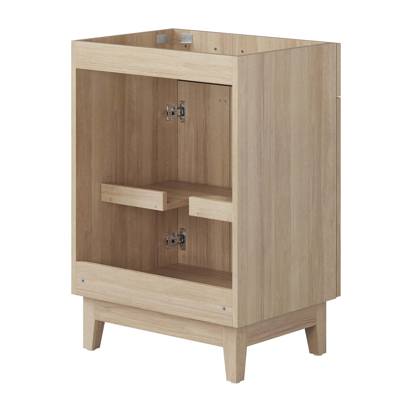 Regalo Vanity Base with Storage, Small, Oak
